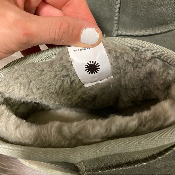 UGG | Ultra Mini Platform Boots In Moss Green Size 11 NEW - Picture 10 of 15